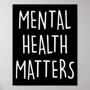 Psychische Gesundheitsprobleme Sensibilisierungsmo Poster