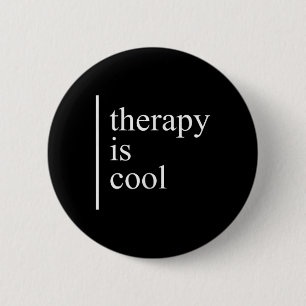 Psychische Gesundheitstherapie ist Cooles Bewussts Button