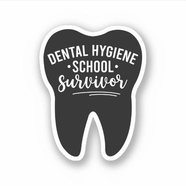 Psychische Hygiene-Schule Survivor Aufkleber (Vorderseite)