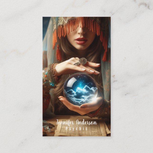 Psychische Karten für mittlere Unternehmen (Vorderseite)