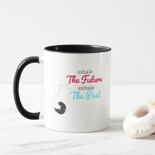 Psychische Katzenheilkunde Tasse (Mit Donut)