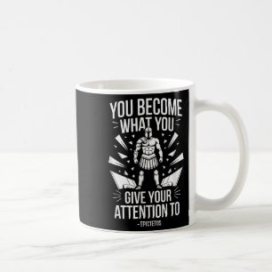Psychische Kraft Zitat Stoiketus Kaffeetasse