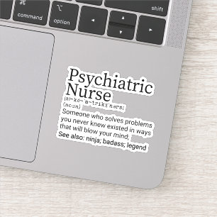 Psychische Krankengeschichte, Geschenk für psychia Aufkleber