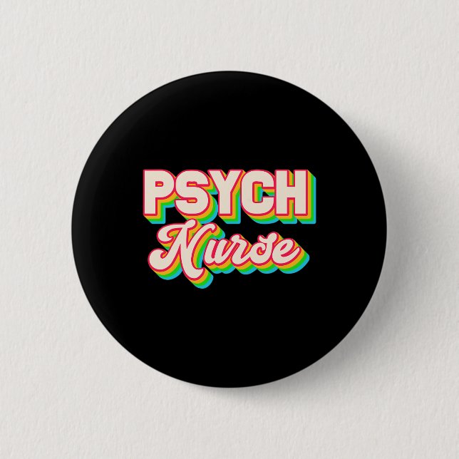 Psychische Krankenpflege Psychiatrische Abteilung  Button (Vorderseite)