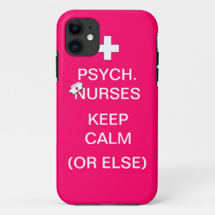 Psychische Krankenschwestern Behielt Ruhe /Blase Z Case-Mate iPhone Hülle