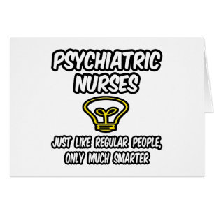 Psychische Krankenschwestern.. Regelmäßige Mensche