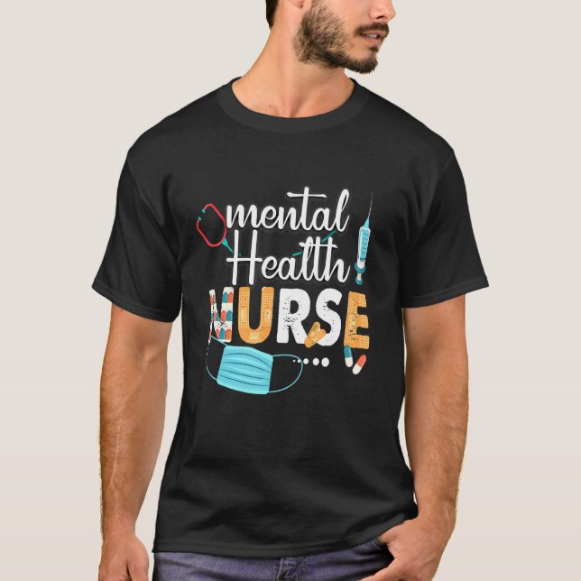 Psychische Krankenversorgung Niedliche Krankenschw T-Shirt (Vorderseite)