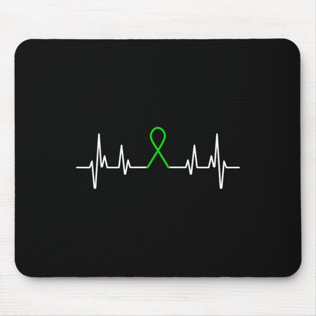 Psychische Krankheiten Grüne Multifunktionsleiste  Mousepad (Vorne)