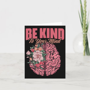 Psychische Krankheiten Mental Health Awareness Karte