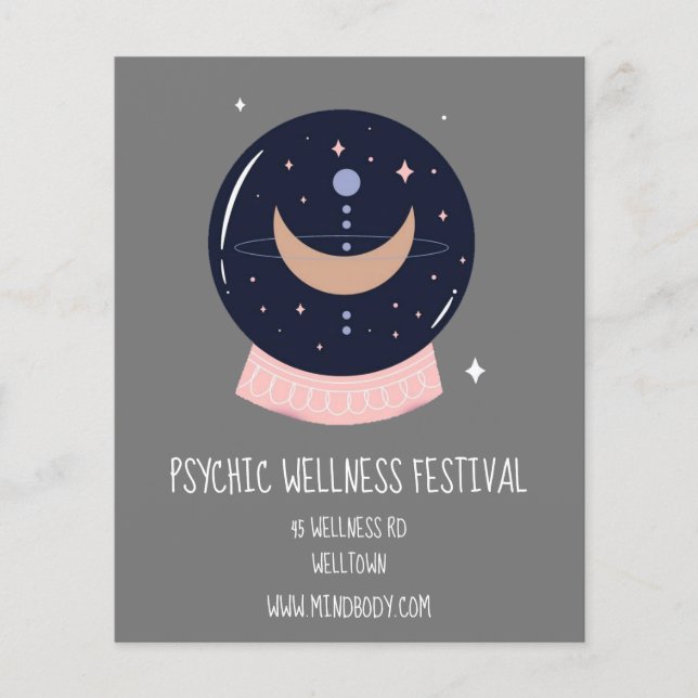 Psychische Kristallkugel Neue Generation Festival Flyer (Vorne)