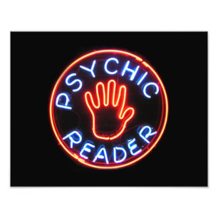 Psychische Leser Neon Sign Fotodruck
