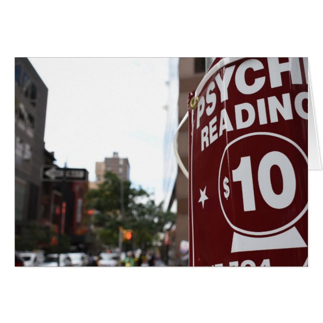 Psychische Lesungen New York City Street Fotografi (Vorderseite (Horizontal))