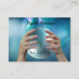 Psychische Lesungen Reiki Heilung Business Card Visitenkarte