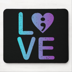 Psychische Liebe Suizidprävention Ängstlichkeit Mousepad