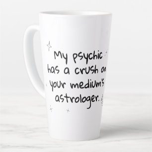 Psychische Mittelastrologie Latte Tasse