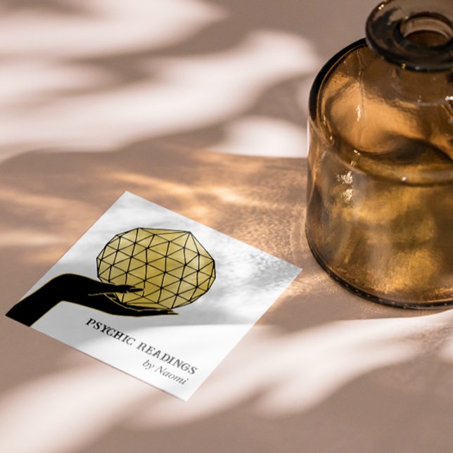 PSYCHISCHE MITTELZIELE FORTUNE TELLER QUADRATISCHE VISITENKARTE (Von Creator hochgeladen)