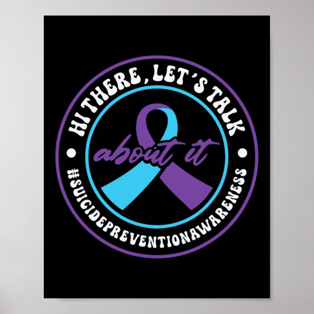 Psychische Unterstützung 988 Woche zur Prävention  Poster (Vorne)