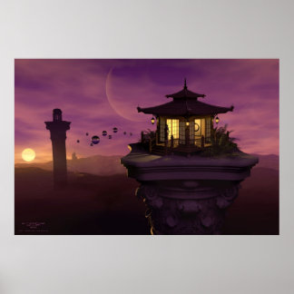 Psychische Wachtürme von J. Matthew Root Poster