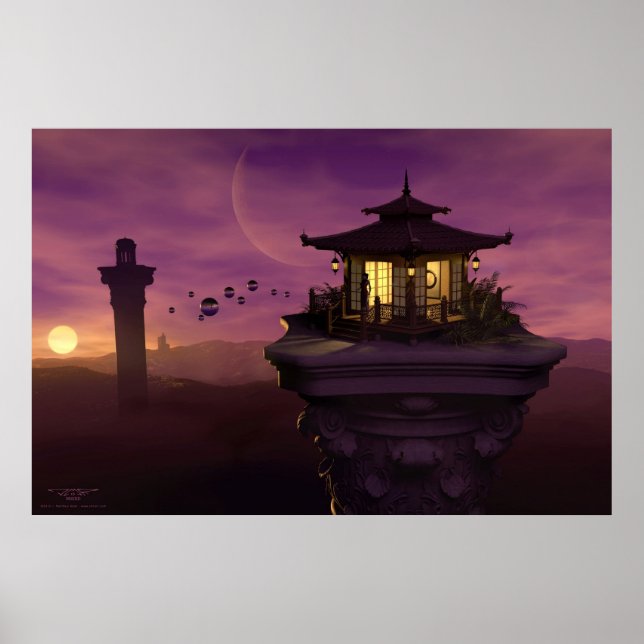 Psychische Wachtürme von J. Matthew Root Poster (Vorne)