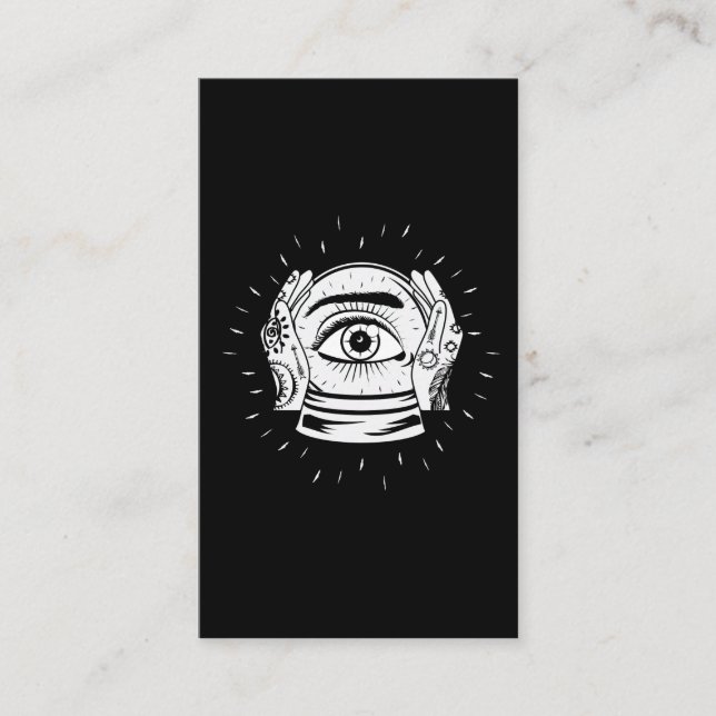 Psychische Zystal-Talente Visitenkarte (Vorderseite)