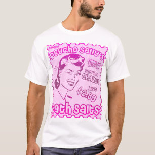 Psychischen Sallys Badesalz - Gewohnheit - ROSA T-Shirt