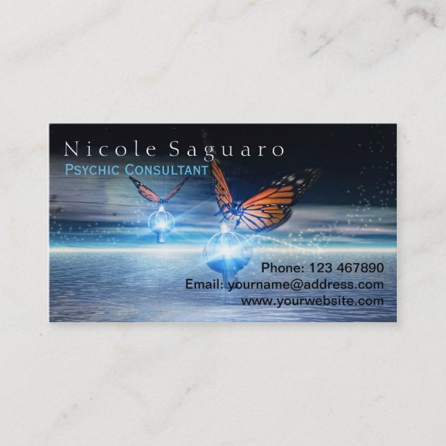 Psychischer Berater Visitenkarte (Vorderseite)