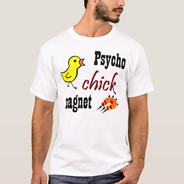 Psychischer Küken-Magnet T-Shirt (Vorderseite)