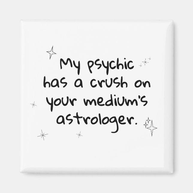 Psychischer Mittelastrologie-Magnet Magnet (Vorne)