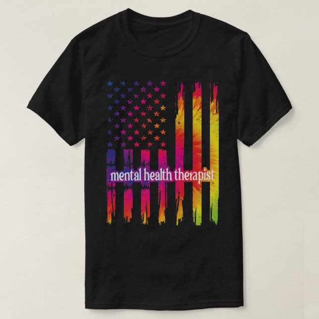 Psychischer Therapeut für psychische Gesundheit 55 T-Shirt (Design vorne)