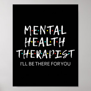 Psychischer Therapeut, ich bin für Sie da Poster