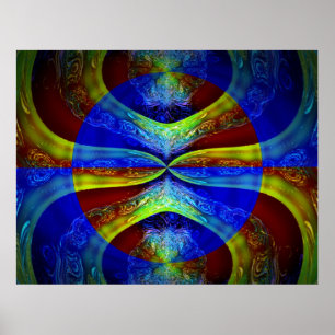 Psychischer Yoga Poster