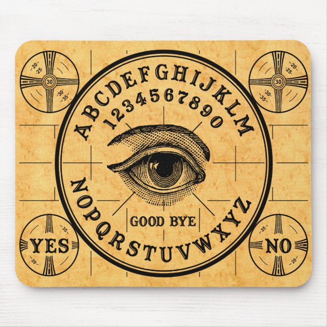 Psychisches Augen-sprechenbrett Mousepad (Vorne)