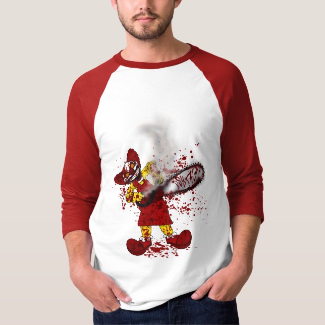 PSYCHISCHES Clown-Shirt T-Shirt (Vorderseite)