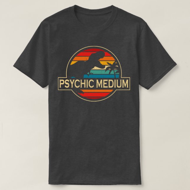 Psychisches Medium Dinosaurier T-Shirt (Design vorne)