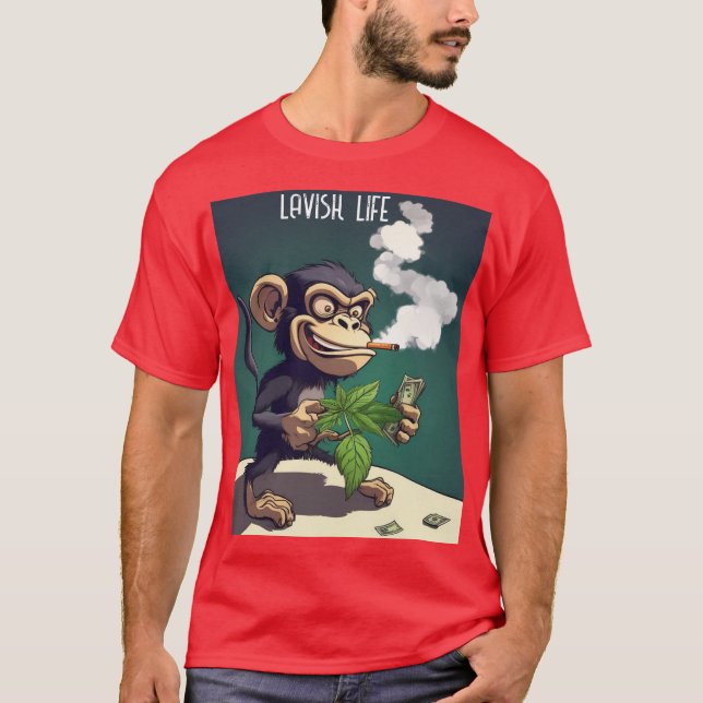 psycho-Affe-Lavish-T-Shirt  T-Shirt (Vorderseite)