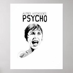 Psycho Alfred Hitchcock Poster