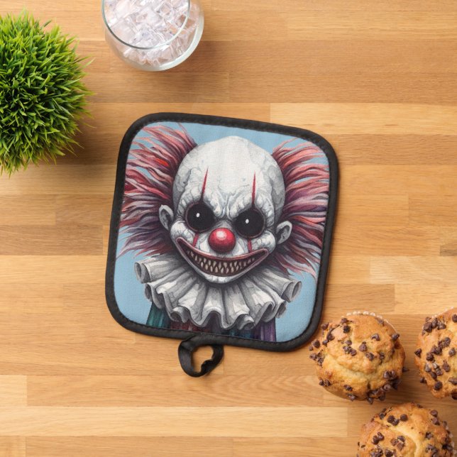 Psycho Clown Topflappen (Oben Unten)