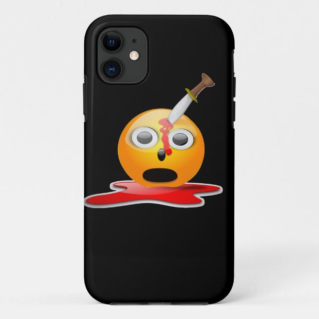 Psycho Emoji Case-Mate iPhone Hülle (Rückseite)