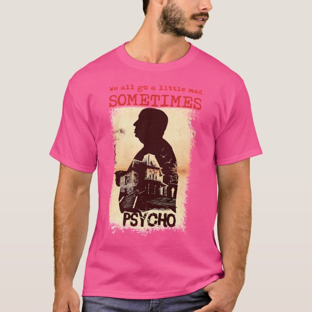 Psycho Film 1960S Rv2 T-Shirt (Vorderseite)