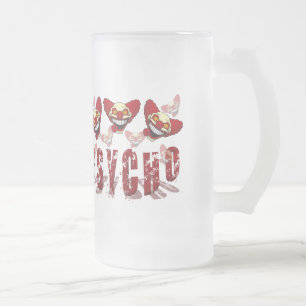 Psycho-Frostiertes-Bierkrug Mattglas Bierglas