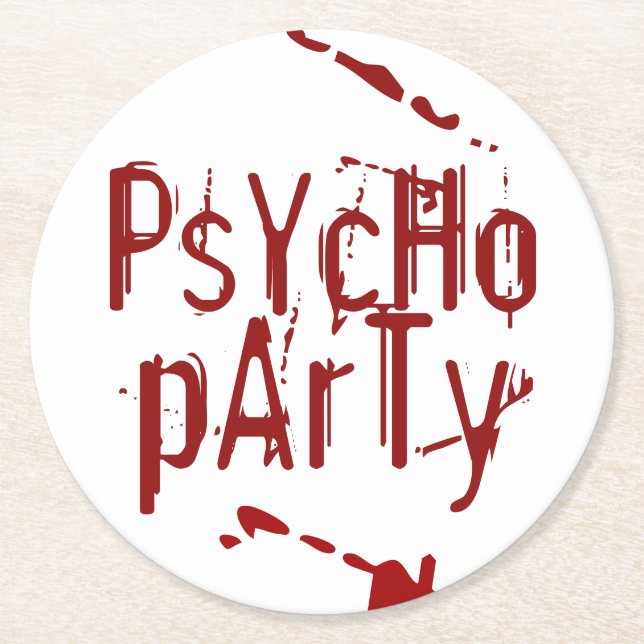 Psycho Party Untersetzer (Vorderseite)