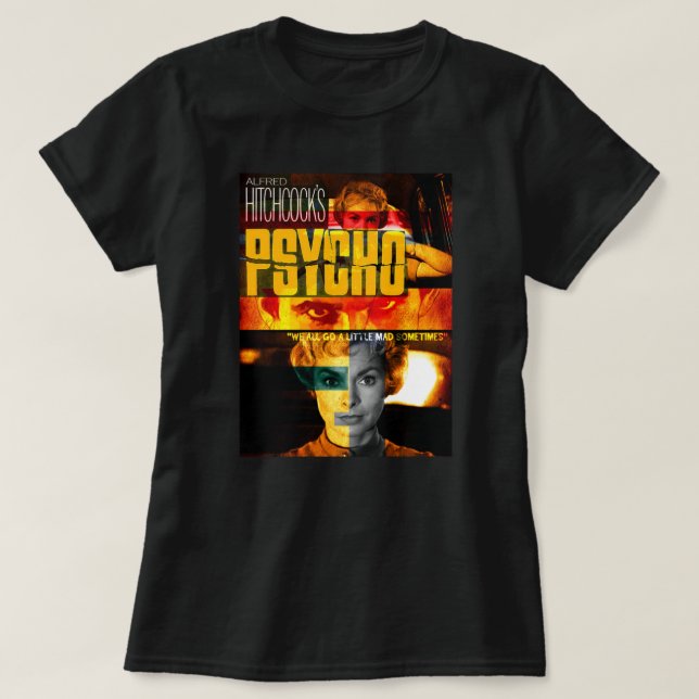 Psycho Poster Art T-Shirt (Design vorne)
