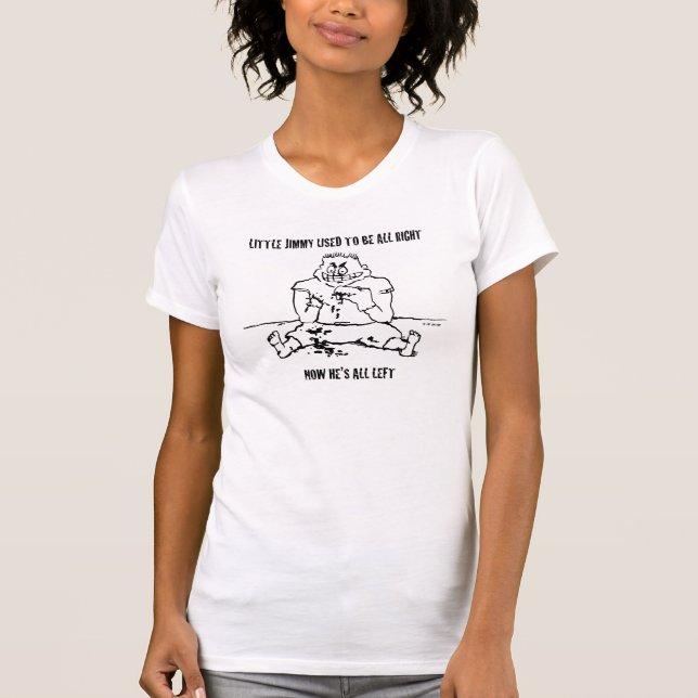 Psycho Puppet Kind ist alles Links Shirt (Vorderseite)
