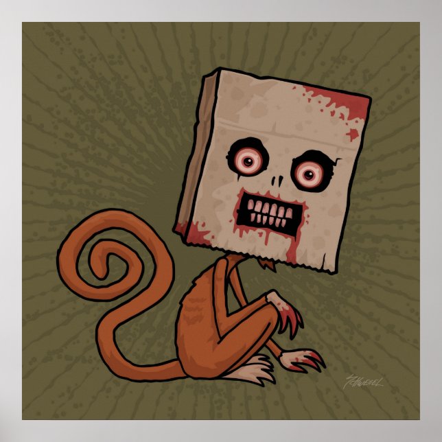 Psycho Sack Monkey Poster (Vorne)