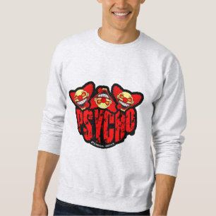 PSYCHO Screwball-Grafiken Sweatshirt