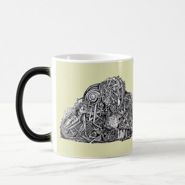Psycho Warrior Morphing Tasse (Links)