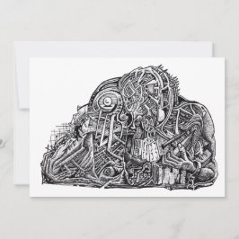 Psycho Warrior, von Brian Benson, Flachkarte