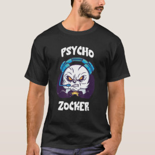 Psycho Zocker Panda Bärenkonsolen Gambling Video G T-Shirt