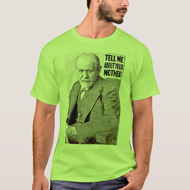 Psychoanalyse, psychoanalytische Therapie, FREUD T-Shirt (Vorderseite)
