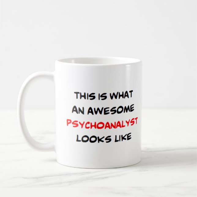 Psychoanalytiker, großartig  kaffeetasse (Links)